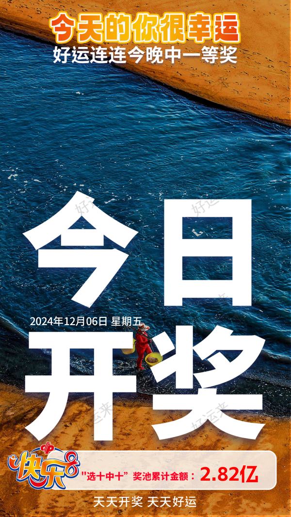 12月6日周五大雪节气，向快乐8出发