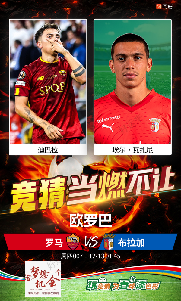 12月12日周四赛事预告  ⚽️竞彩足球18场 ⚽️ 竞彩篮球️8场 晚上22:00点截止