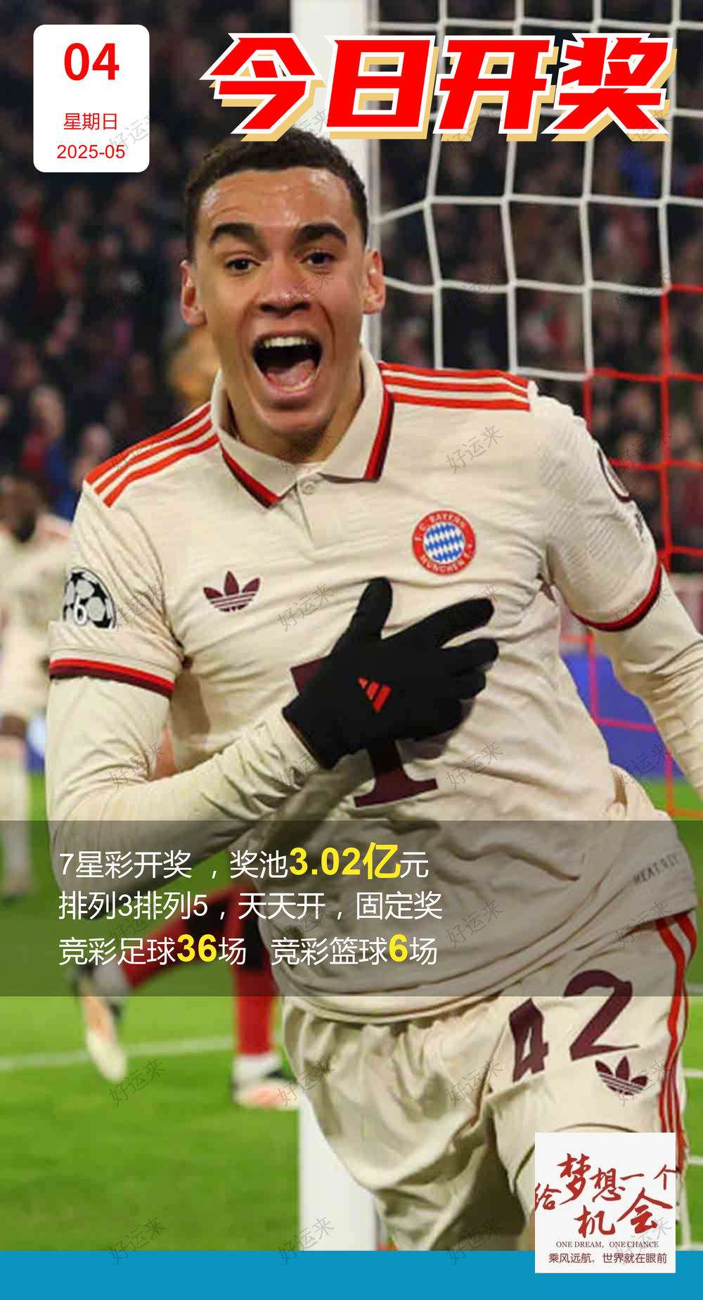05月04日赛事预告  ⚽️竞彩足球36场，早场5场 澳超15:00点开赛 ⚽️ 竞彩篮球️6场 晚上23:00点截止